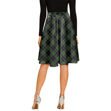 Webster Tartan Melete Pleated Midi Skirt