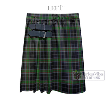 Webster Tartan Men's Pleated Skirt - Fashion Casual Retro Scottish Kilt Style