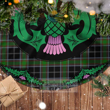 Webster Tartan Christmas Tree Skirt Scottish Thistle Style - Tartan Vibes Clothing