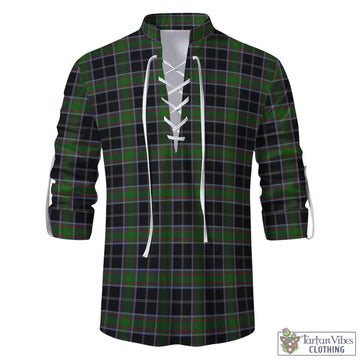 Webster Tartan Men's Scottish Traditional Jacobite Ghillie Kilt Shirt