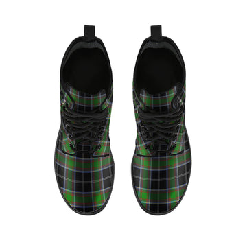 Webster Tartan Leather Boots - Tartan Vibes Clothing