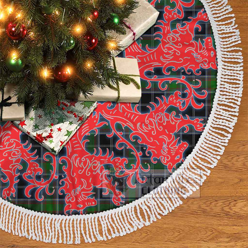 Webster Tartan Christmas Tree Skirt Lion Rampant Style - Tartan Vibes Clothing