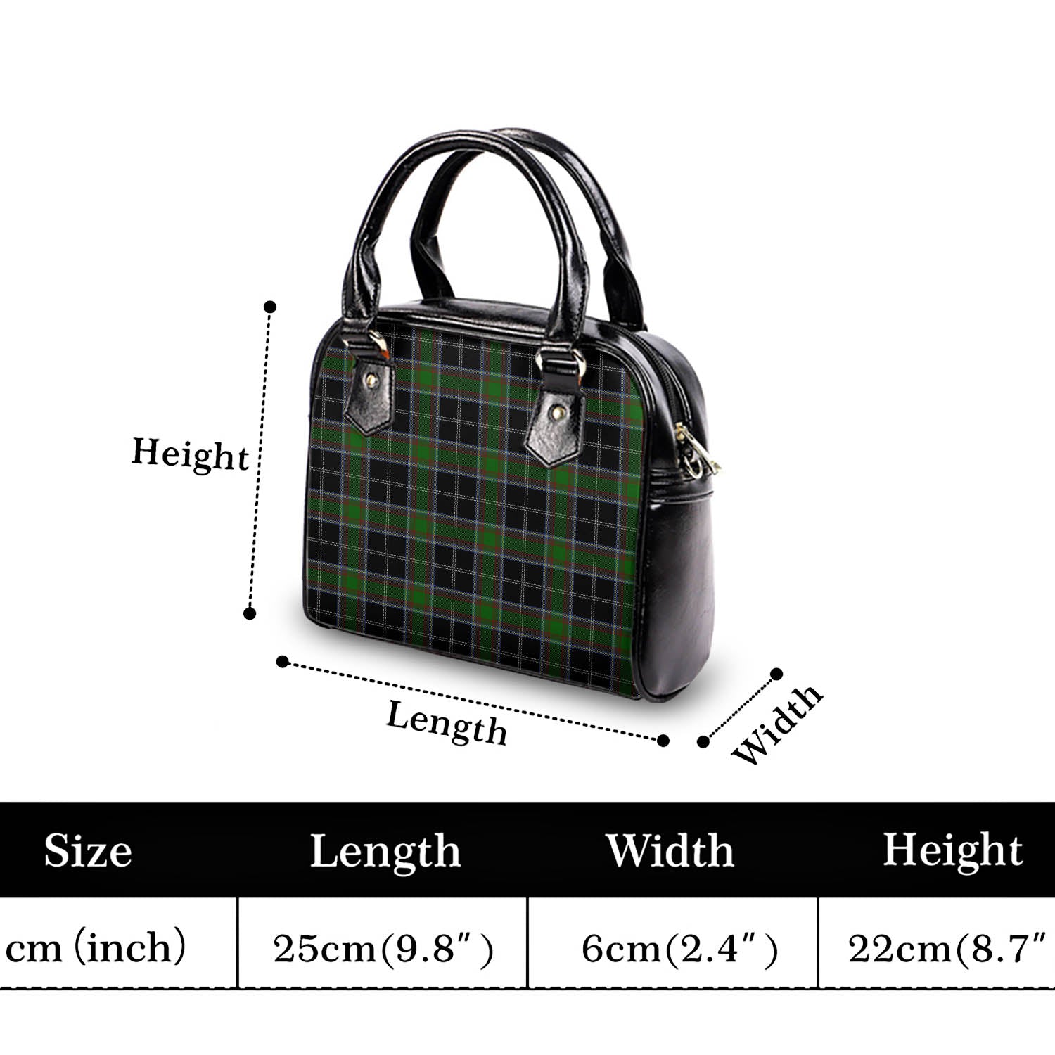 Webster Tartan Shoulder Handbags - Tartan Vibes Clothing