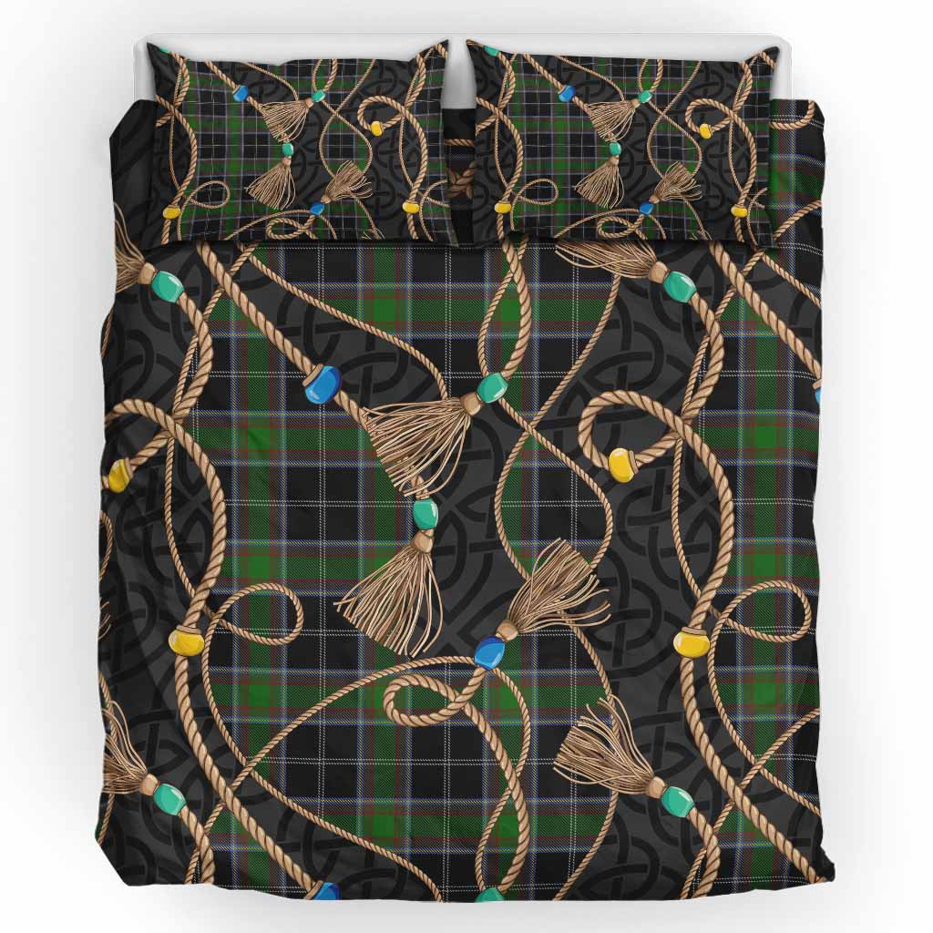 Webster Scottish Tartan Twisted Ropes Stylized Bedding Set UK Bedding Set UK King 91*87 inch - Tartan Vibes Clothing
