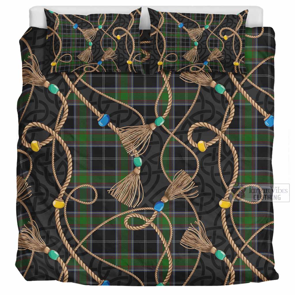 Webster Scottish Tartan Twisted Ropes Stylized Bedding Set UK Bedding Set UK Super King 104*94 inch - Tartan Vibes Clothing