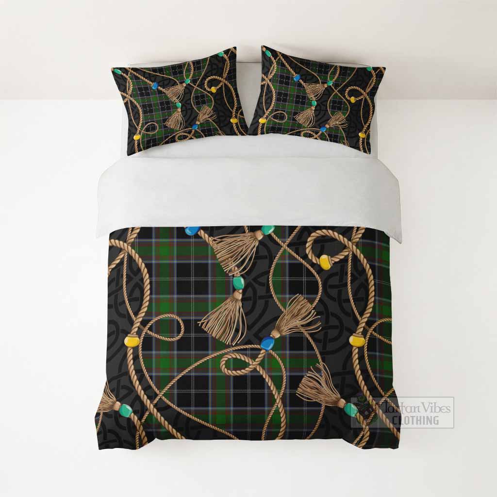 Webster Scottish Tartan Twisted Ropes Stylized Bedding Set - Tartan Vibes Clothing