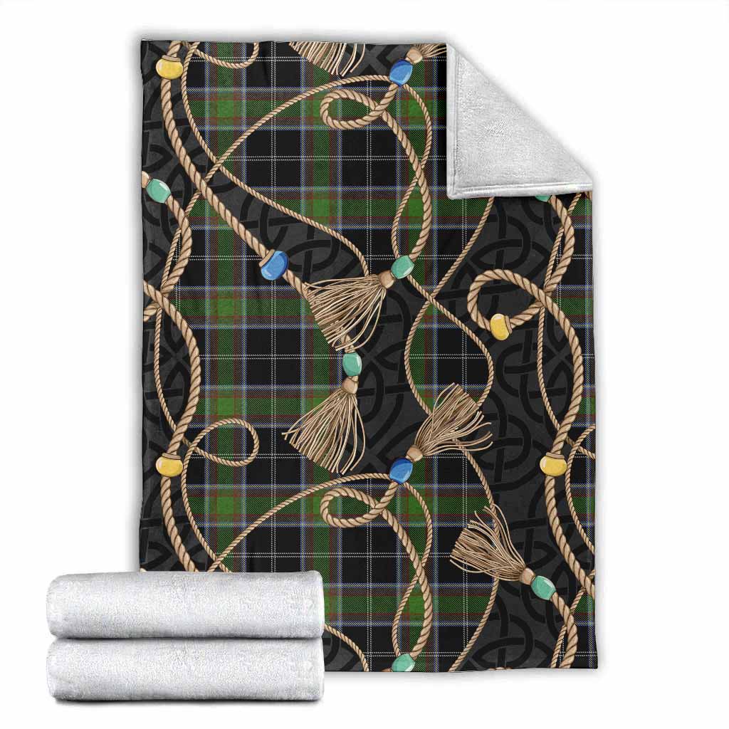 Webster Scottish Tartan Twisted Ropes Stylized Blanket X-Large 59 x 79 inches 150 x 200 cm - Tartan Vibes Clothing