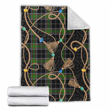 Webster Scottish Tartan Twisted Ropes Stylized Blanket X-Large 59 x 79 inches 150 x 200 cm - Tartan Vibes Clothing