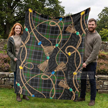 Webster Scottish Tartan Twisted Ropes Stylized Blanket - Tartan Vibes Clothing