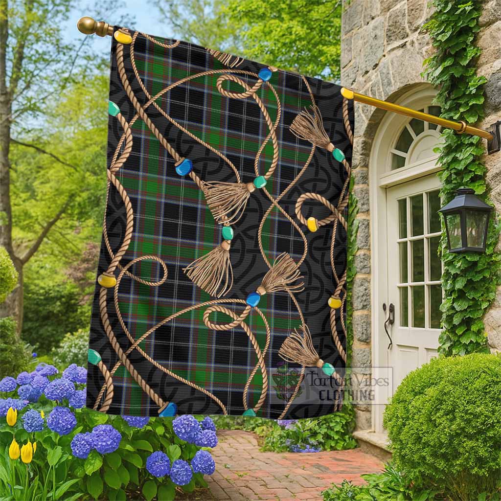 Webster Scottish Tartan Twisted Ropes Stylized Garden Flag - Tartan Vibes Clothing
