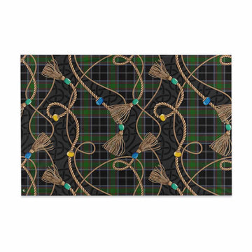 Webster Scottish Tartan Twisted Ropes Stylized House Flag 48*72 inch (120*180 cm) - Tartan Vibes Clothing