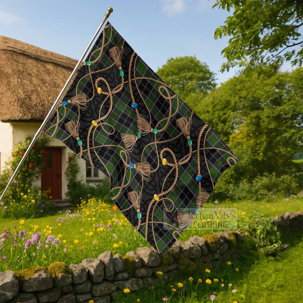 Webster Scottish Tartan Twisted Ropes Stylized House Flag - Tartan Vibes Clothing