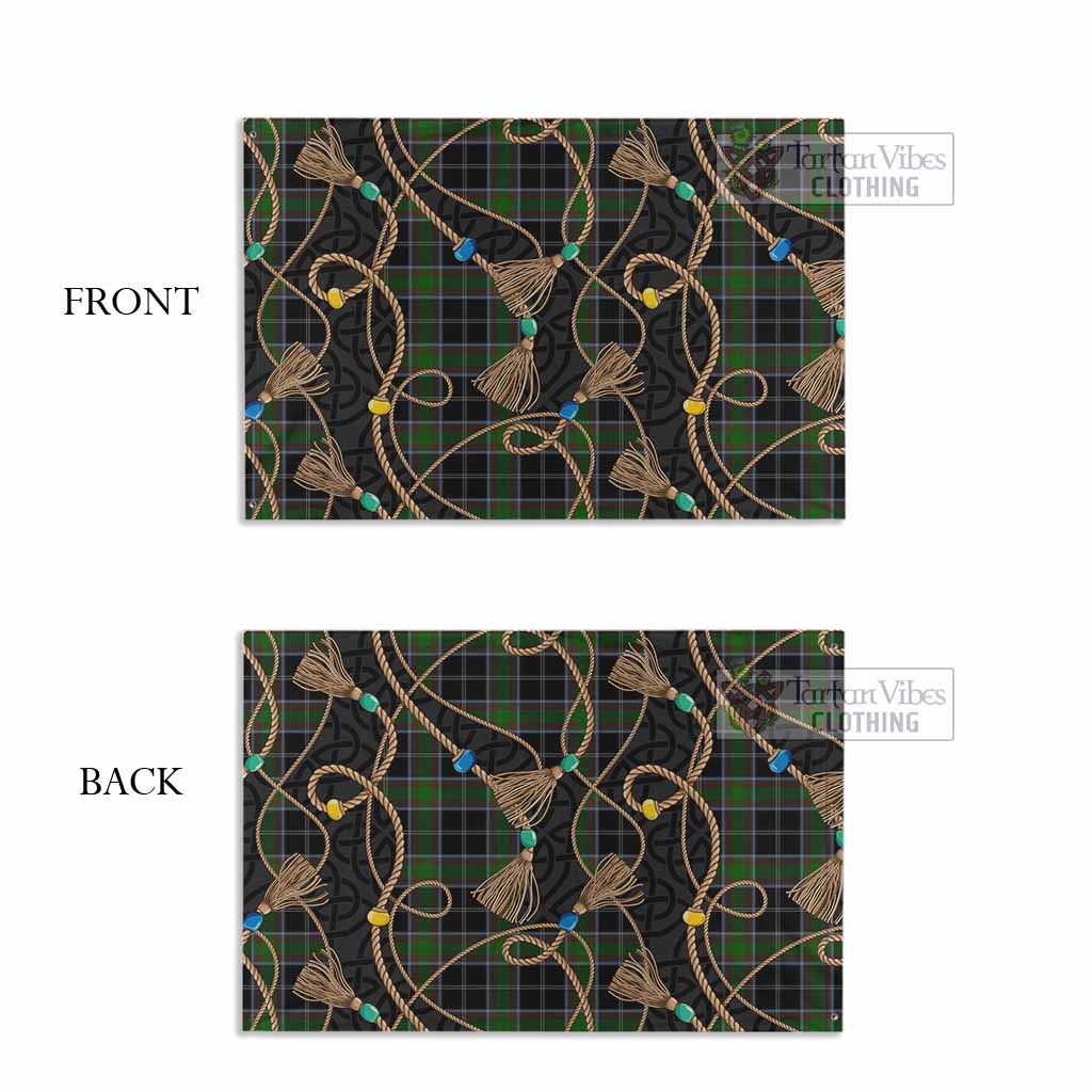 Webster Scottish Tartan Twisted Ropes Stylized House Flag - Tartan Vibes Clothing