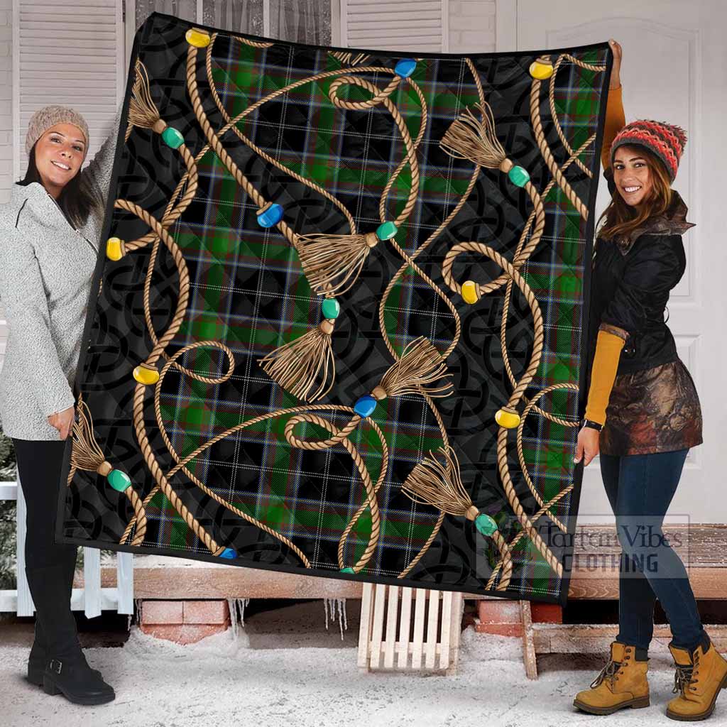 Webster Scottish Tartan Twisted Ropes Stylized Premium Quilt - Tartan Vibes Clothing