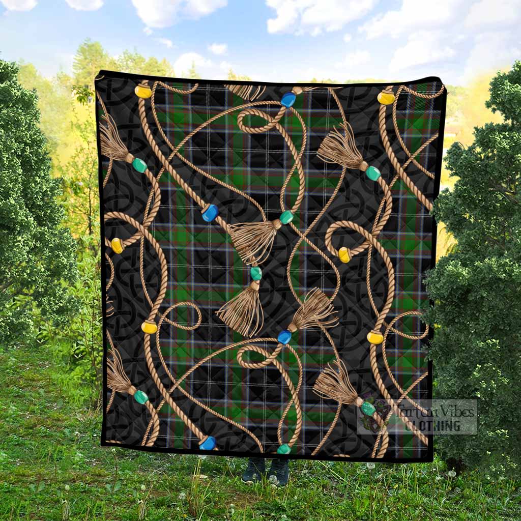 Webster Scottish Tartan Twisted Ropes Stylized Premium Quilt - Tartan Vibes Clothing