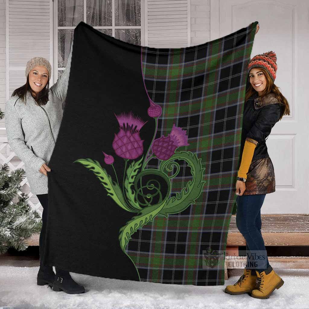 Webster Tartan Blanket Traditional Scottish Thistle - Tartan Vibes Clothing