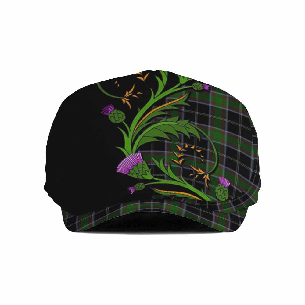 Webster Tartan Flat Cap, Jeff Cap Scottish Thistle Pride Heritage Art Flat Cap - Tartan Vibes Clothing