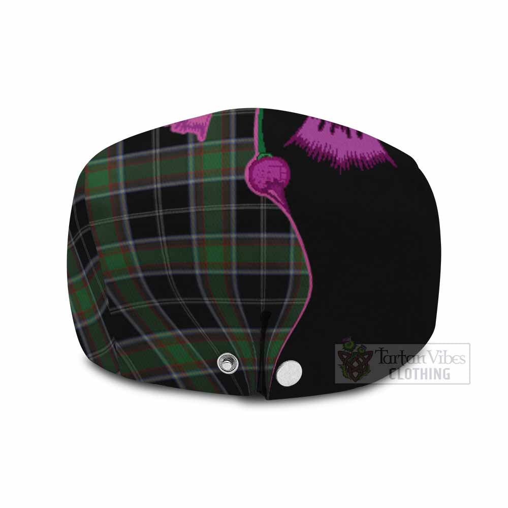 Webster Tartan Flat Cap, Jeff Cap Traditional Scottish Thistle - Tartan Vibes Clothing
