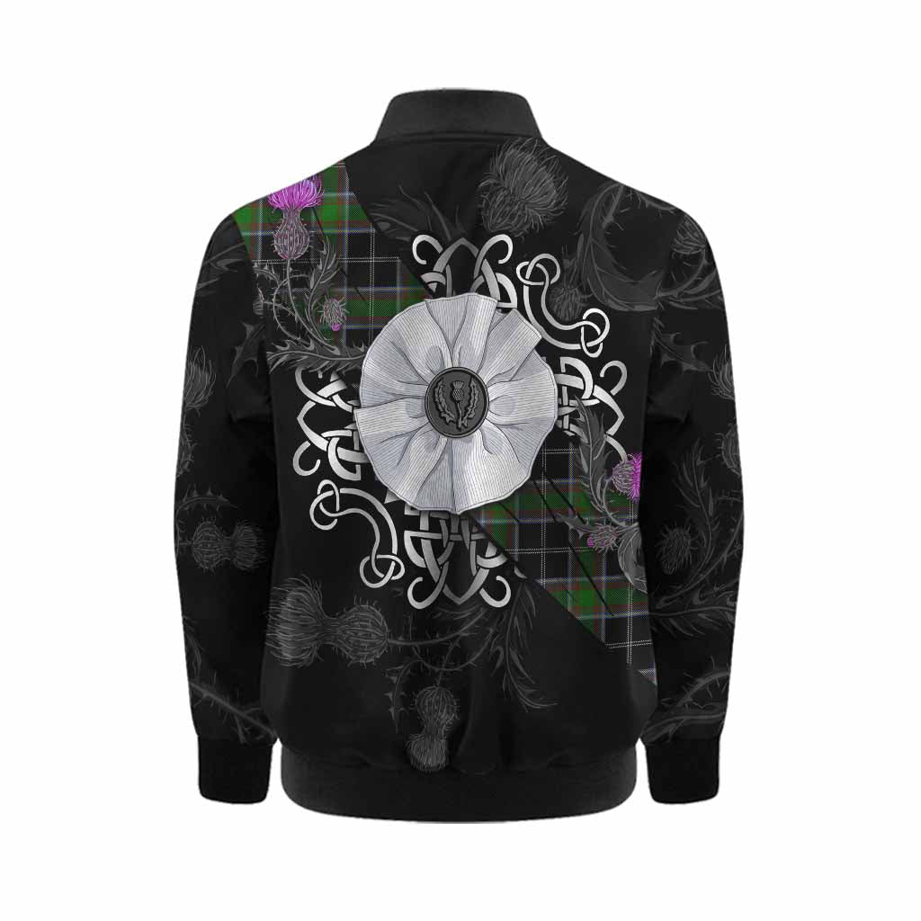 Webster Tartan Kid Bomber Jacket Jacobite White Rose Kid - Tartan Vibes Clothing