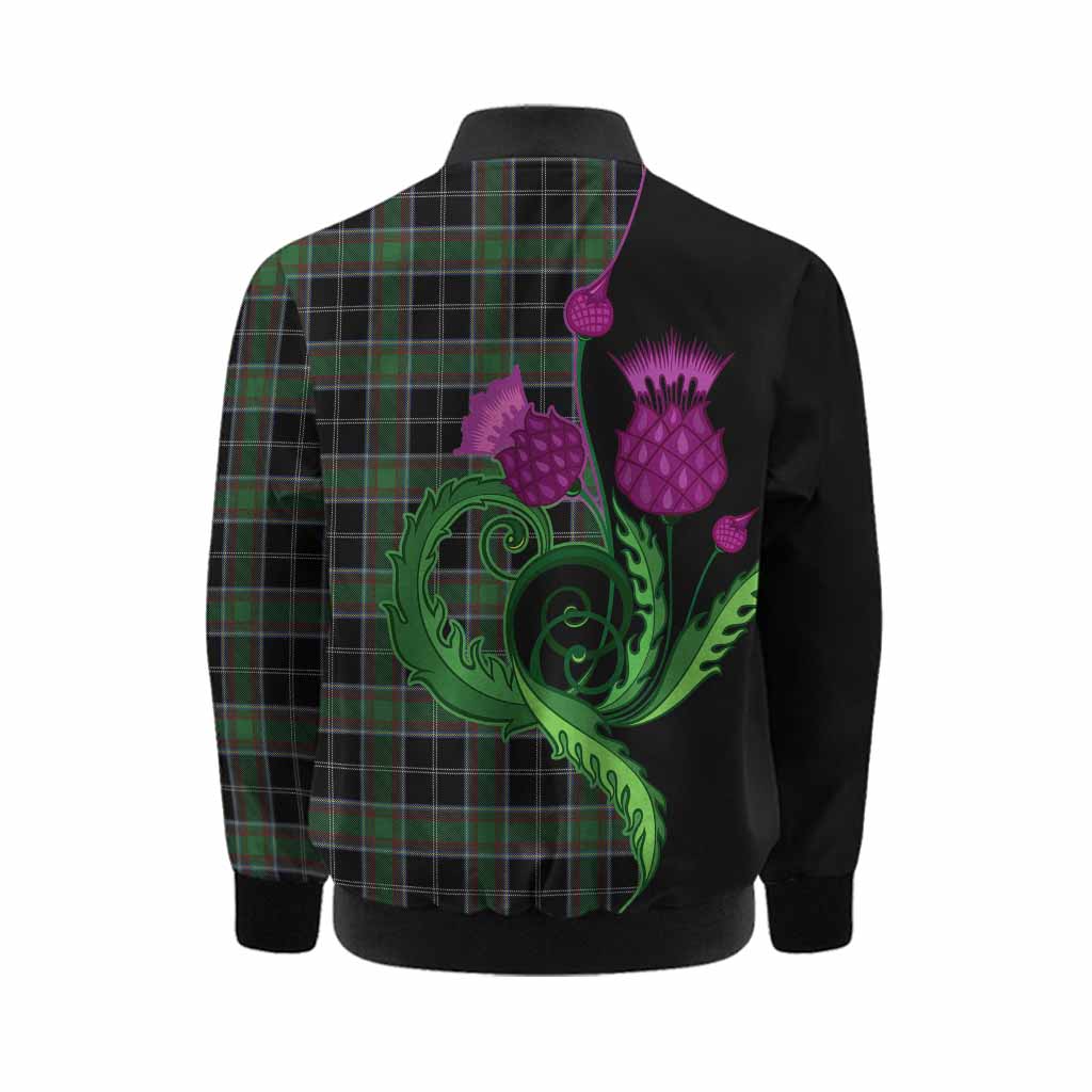 Webster Tartan Kid Bomber Jacket Traditional Scottish Thistle Kid - Tartan Vibes Clothing