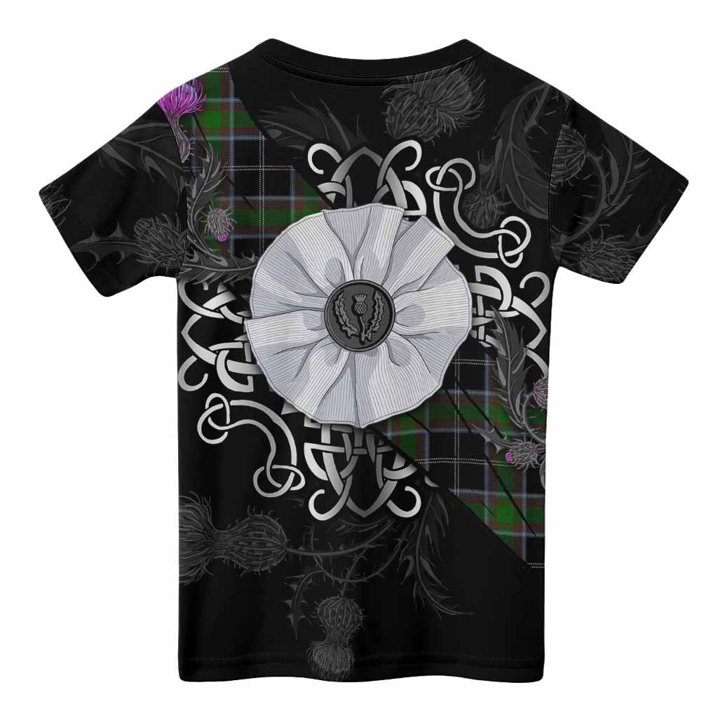 Webster Tartan Kid T-shirt Jacobite White Rose - Tartan Vibes Clothing