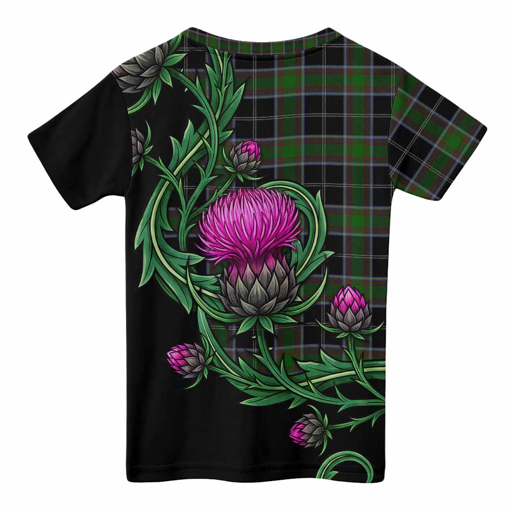 Webster Tartan Kid T-shirt Resilient Scottish Thistle - Tartan Vibes Clothing