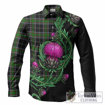 Webster Tartan Long Sleeve Button Shirts Resilient Scottish Thistle