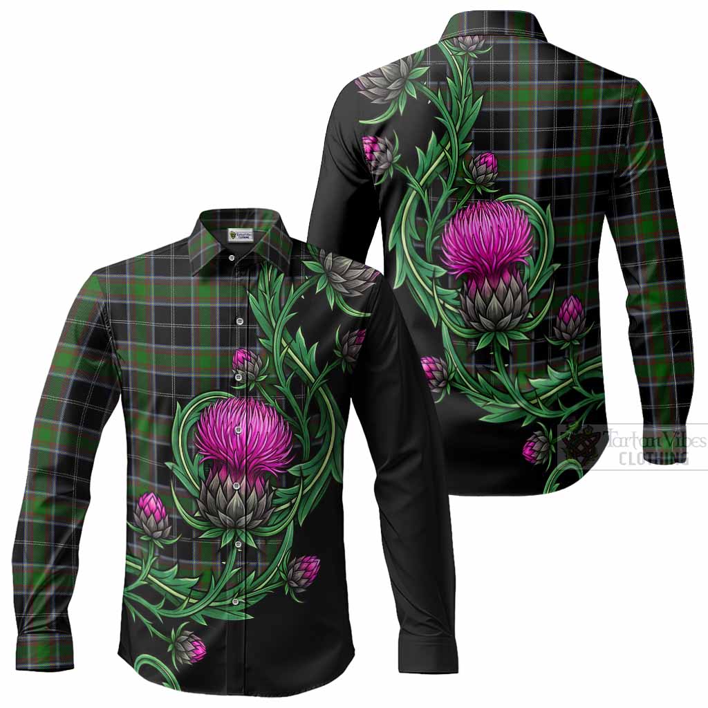 Webster Tartan Long Sleeve Button Shirts Resilient Scottish Thistle