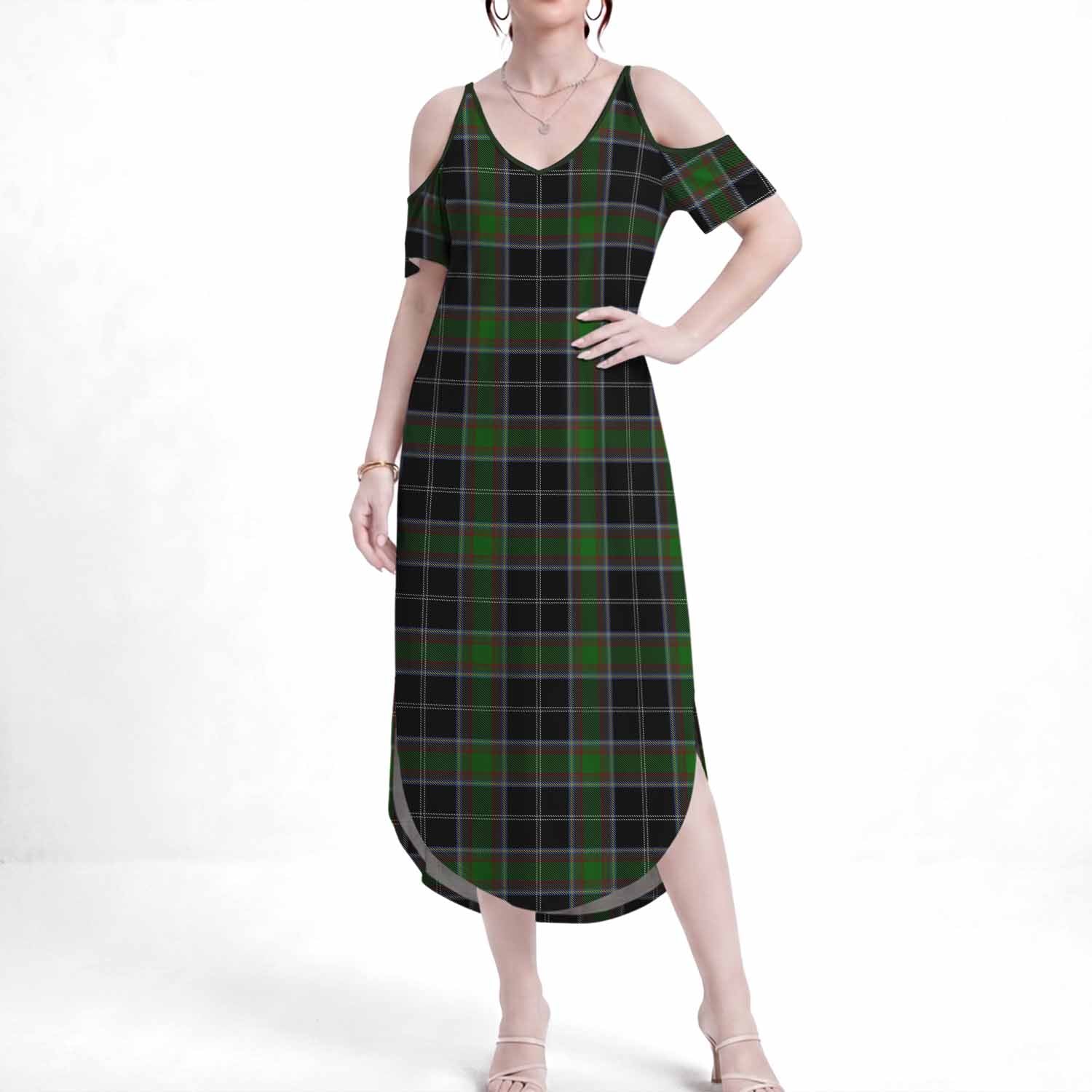 Webster Tartan Summer Maxi Dress - Tartan Vibes Clothing