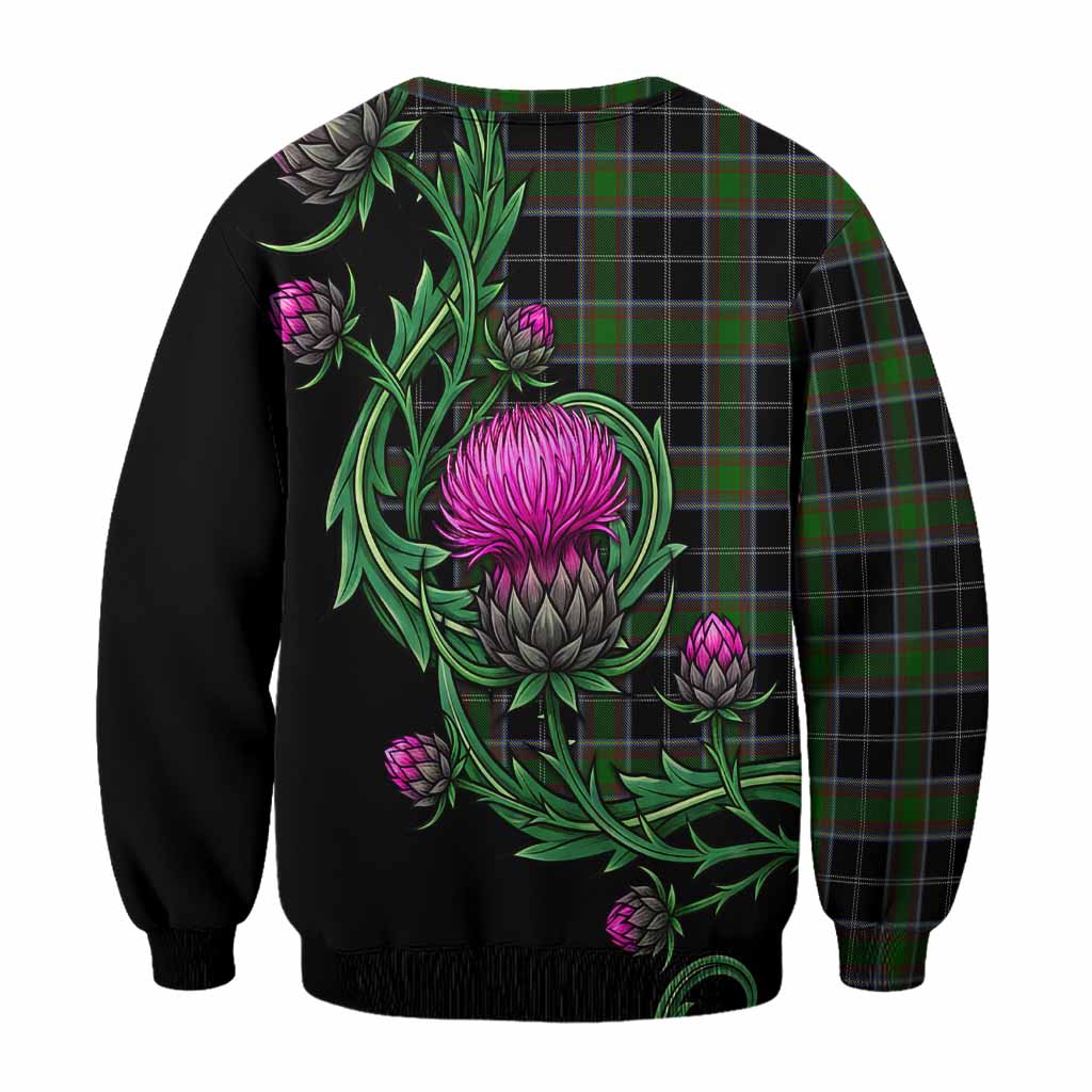 Webster Tartan Sweatshirt Resilient Scottish Thistle - Tartan Vibes Clothing