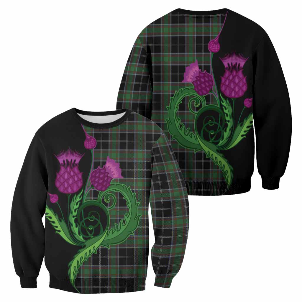 Webster Tartan Sweatshirt Traditional Scottish Thistle