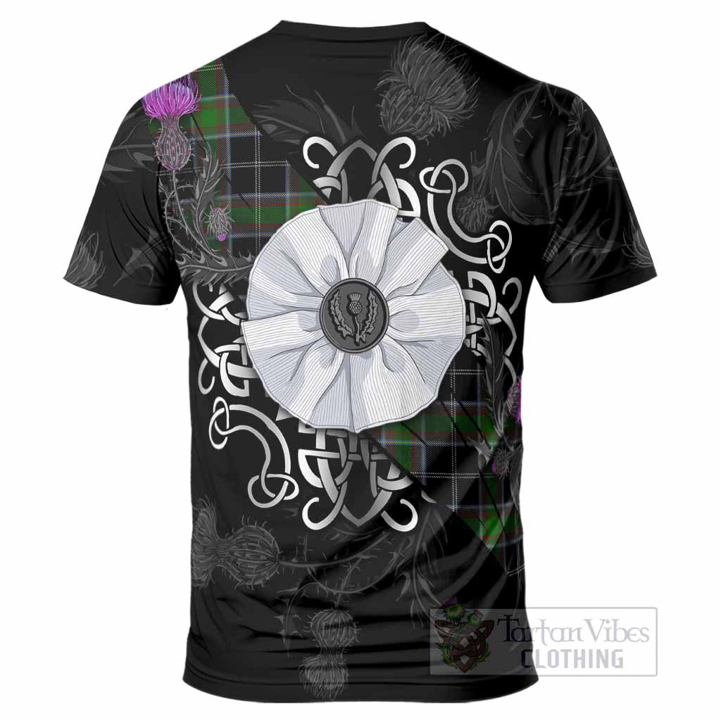 Webster Tartan T-Shirt Jacobite White Rose - Tartan Vibes Clothing