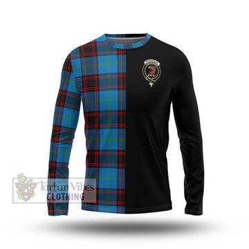 Wedderburn Tartan Long Sleeve T-Shirt with Family Crest and Half Of Me Style Unisex - Tartan Vibes Clothing