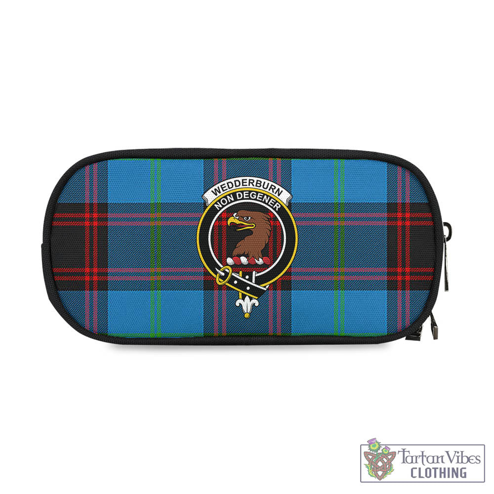 Wedderburn Tartan Pen and Pencil Case with Family Crest One Size 4.13*8.74 inch - Tartan Vibes Clothing