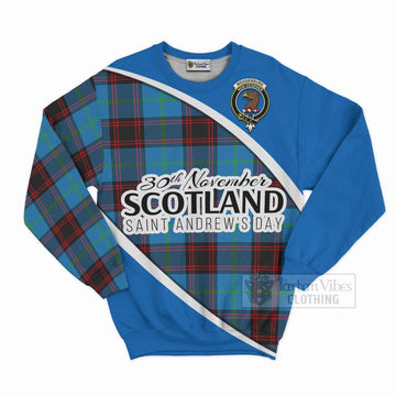 Wedderburn Family Crest Tartan Sweatshirt Celebrate Saint Andrew's Day in Style Unisex - Tartan Vibes Clothing