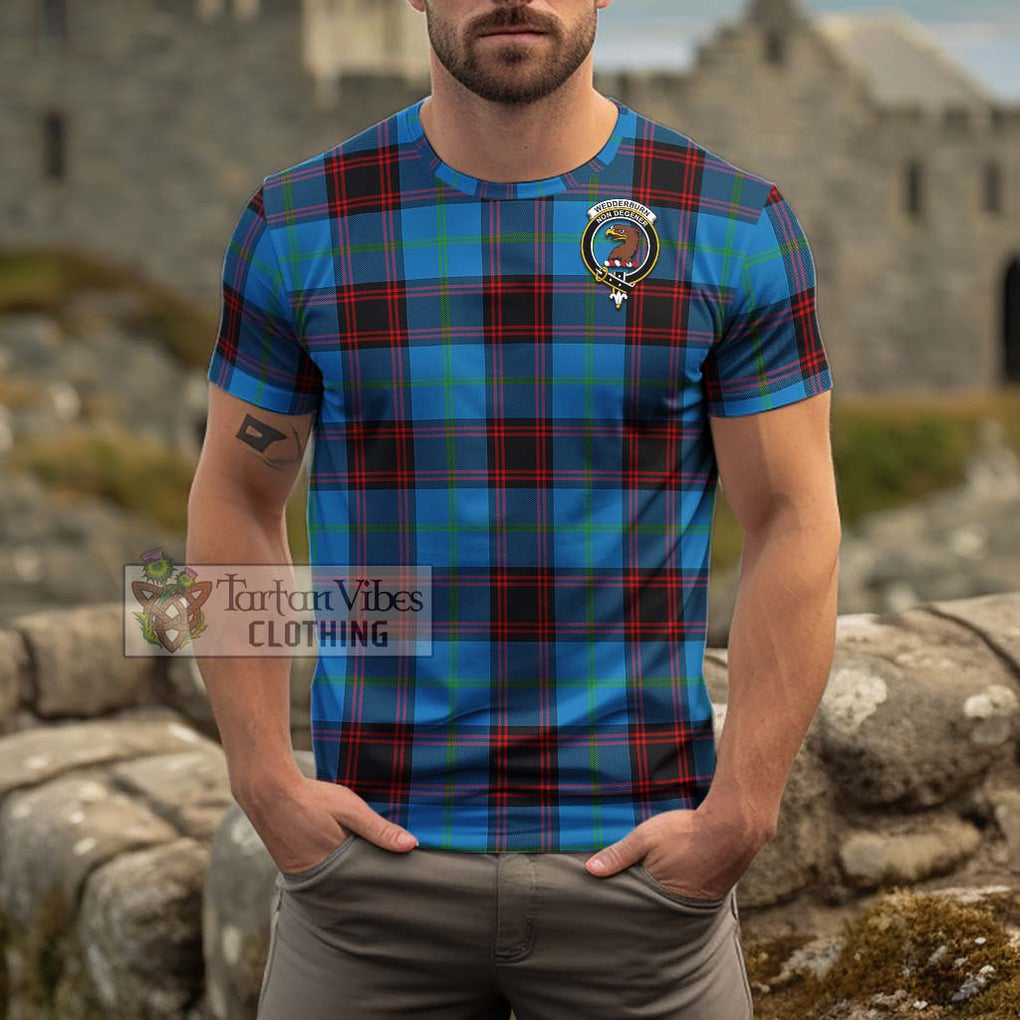 Wedderburn Tartan Cotton T-Shirt with Family Crest Kid's Shirt - Tartan Vibes Clothing