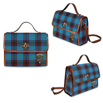 Wedderburn Tartan Waterproof Canvas Bag with Family Crest
