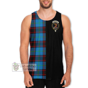 Wedderburn Tartan Men's Tank Top with Family Crest and Half Of Me Style Men - Tartan Vibes Clothing
