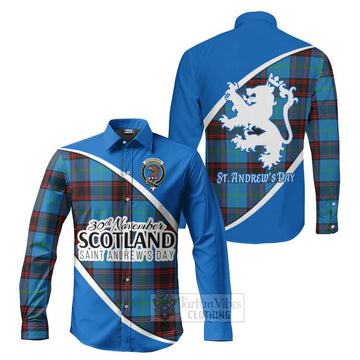 Wedderburn Family Crest Tartan Long Sleeve Button Shirt Celebrate Saint Andrew's Day in Style Men's Shirt S - Tartan Vibes Clothing