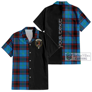 Wedderburn Tartan Hawaiian Shirt with Family Crest and Half Of Me Style Kid - Tartan Vibes Clothing