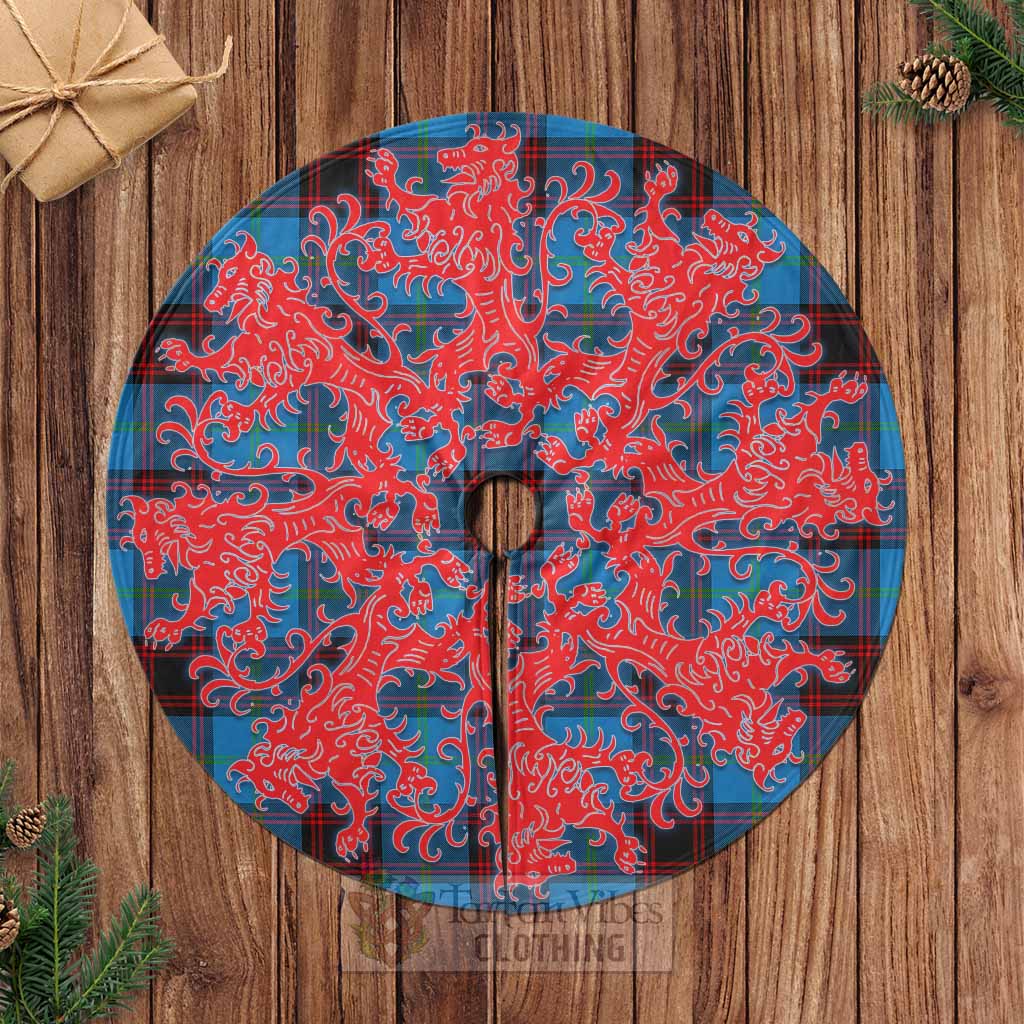 Wedderburn Tartan Christmas Tree Skirt Lion Rampant Style Casual Tree Skirts - Tartan Vibes Clothing