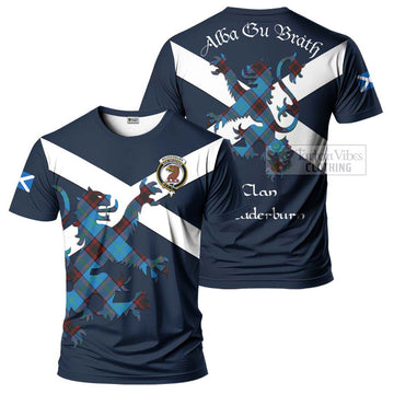Wedderburn Tartan Lion Rampant T-Shirt Proudly Display Your Heritage with Alba Gu Brath and Clan Name Kid's Shirt - Tartan Vibes Clothing
