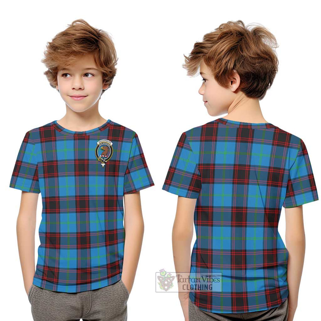 Wedderburn Tartan Kid T-Shirt with Family Crest Youth XL Size14 - Tartan Vibes Clothing