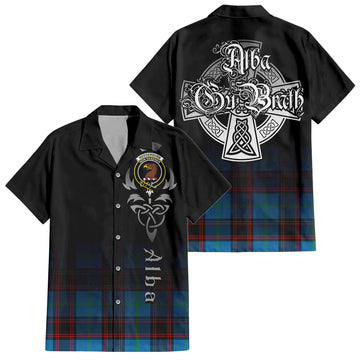 Wedderburn Tartan Hawaiian Shirt Shirt Featuring Alba Gu Brath Family Crest Celtic Inspired Kid - Tartan Vibes Clothing