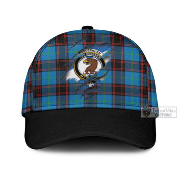 Wedderburn Tartan Classic Cap with Family Crest In Me Style