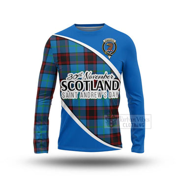 Wedderburn Family Crest Tartan Long Sleeve T-Shirt Celebrate Saint Andrew's Day in Style Unisex - Tartan Vibes Clothing