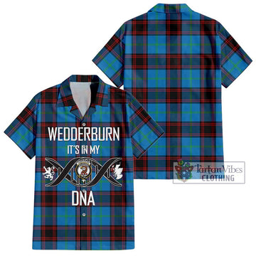 Wedderburn Tartan Hawaiian Shirt with Family Crest DNA In Me Style Kid - Tartan Vibes Clothing