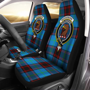 Wedderburn Tartan Car Seat Cover with Family Crest One Size - Tartan Vibes Clothing