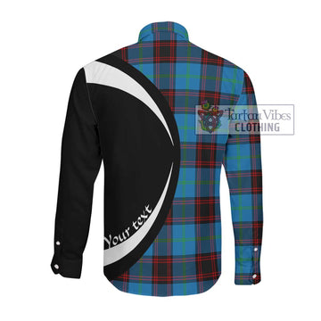 Wedderburn Tartan Long Sleeve Button Up with Family Crest Circle Style Men's Shirt - Tartan Vibes Clothing