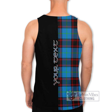 Wedderburn Tartan Men's Tank Top with Family Crest and Half Of Me Style - Tartan Vibes Clothing